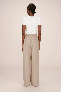 Grace & Mila Stay Grey Beige Trousers - The Mercantile London