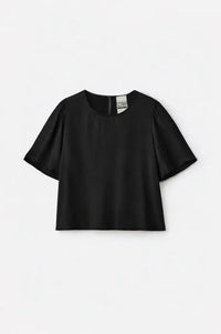 Project AJ117 Rose Black Blouse - The Mercantile London