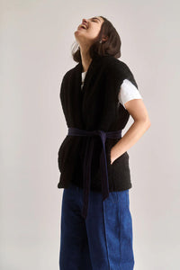 Komodo Georgie Black Reversible Gilet - The Mercantile London