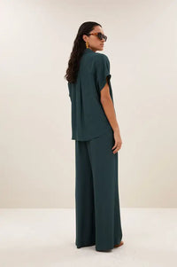 By-Bar Barley Dried Basil Viscose Blouse