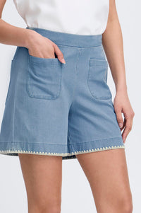 ICHI Kate Denim Shorts - The Mercantile London