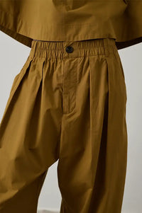 Soeur Vernon Caramel Tapered Trousers - The Mercantile London