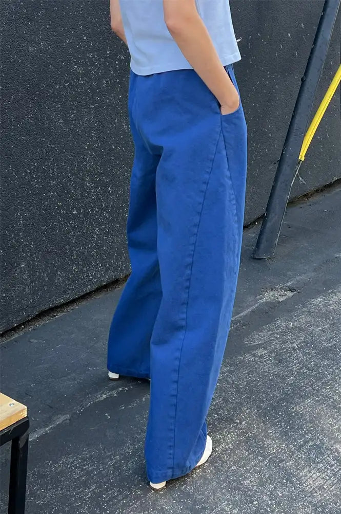 Le Bon Shoppe Long Arc Azure Pants - The Mercantile London