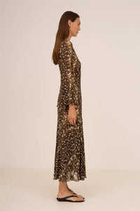 Carmen Says Jester Bambi Noir Print Dress - The Mercantile London