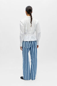 Object Rio Blue Striped Denim Jeans