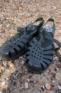 Meduse Sun Khaki Jelly Sandals - The Mercantile London