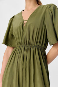 Object Celine Capulet Olive Maxi Dress - The Mercantile London