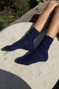 Le Bon Shoppe Navy Trouser Socks