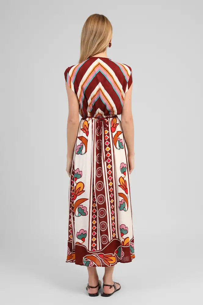 An'ge Olibia Katila Printed Dress - The Mercantile London