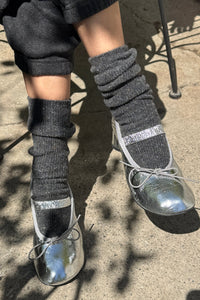 Le Bon Shoppe Snow Charcoal Socks