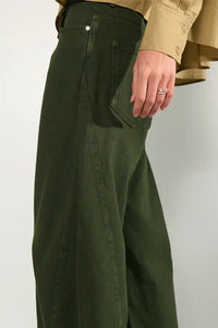 Numph Amsterdam Forest Night Barrel Leg Jeans