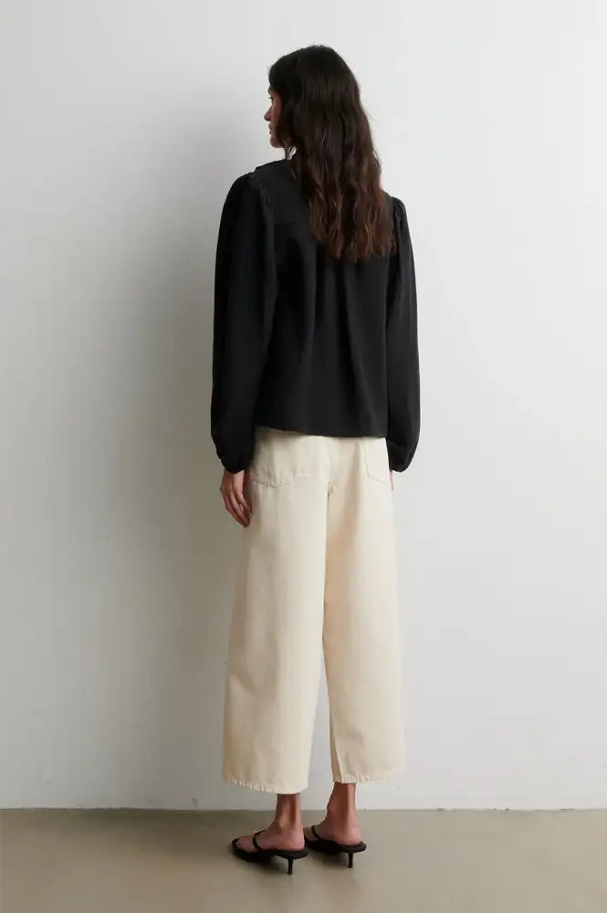 Second Female Reece Egret Cropped Jeans