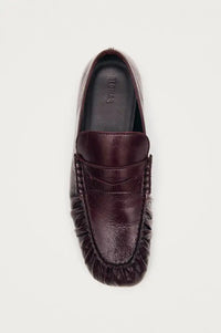 Alohas Aven Rift Burgundy Leather Loafers