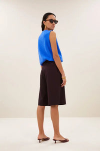 By-Bar Meya Spencer Electric Blue Knitted Vest