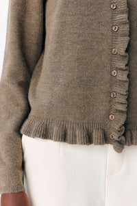 Object Elvina Morel Melange Cardigan - The Mercantile London