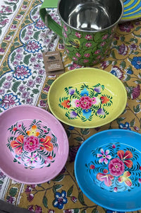 Namaste Hand Painted Pink Oval Trinket Dish