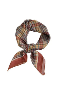 Funkyrel Classic Vintage Red Checked Scarf