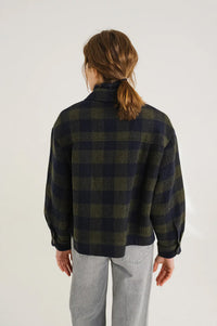 Sacrécoeur Balma Holly Green Check Jacket - The Mercantile London