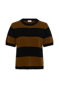 My Essential Wardrobe Jola Bison Stripe Jumper