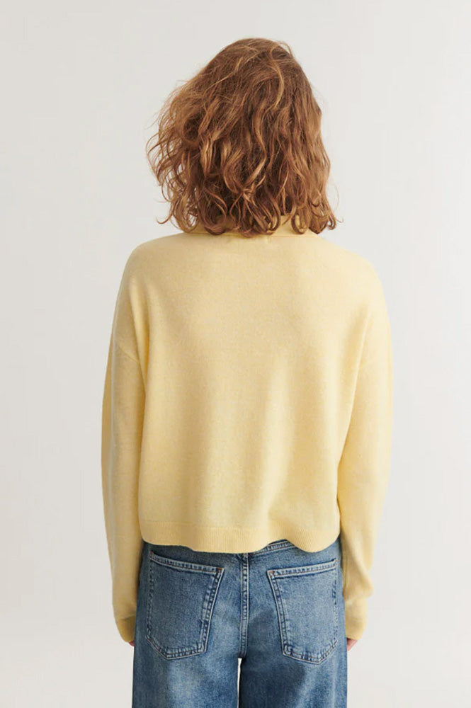 Basic Apparel Selem Sunlight Knitted Polo Sweater - The Mercantile London