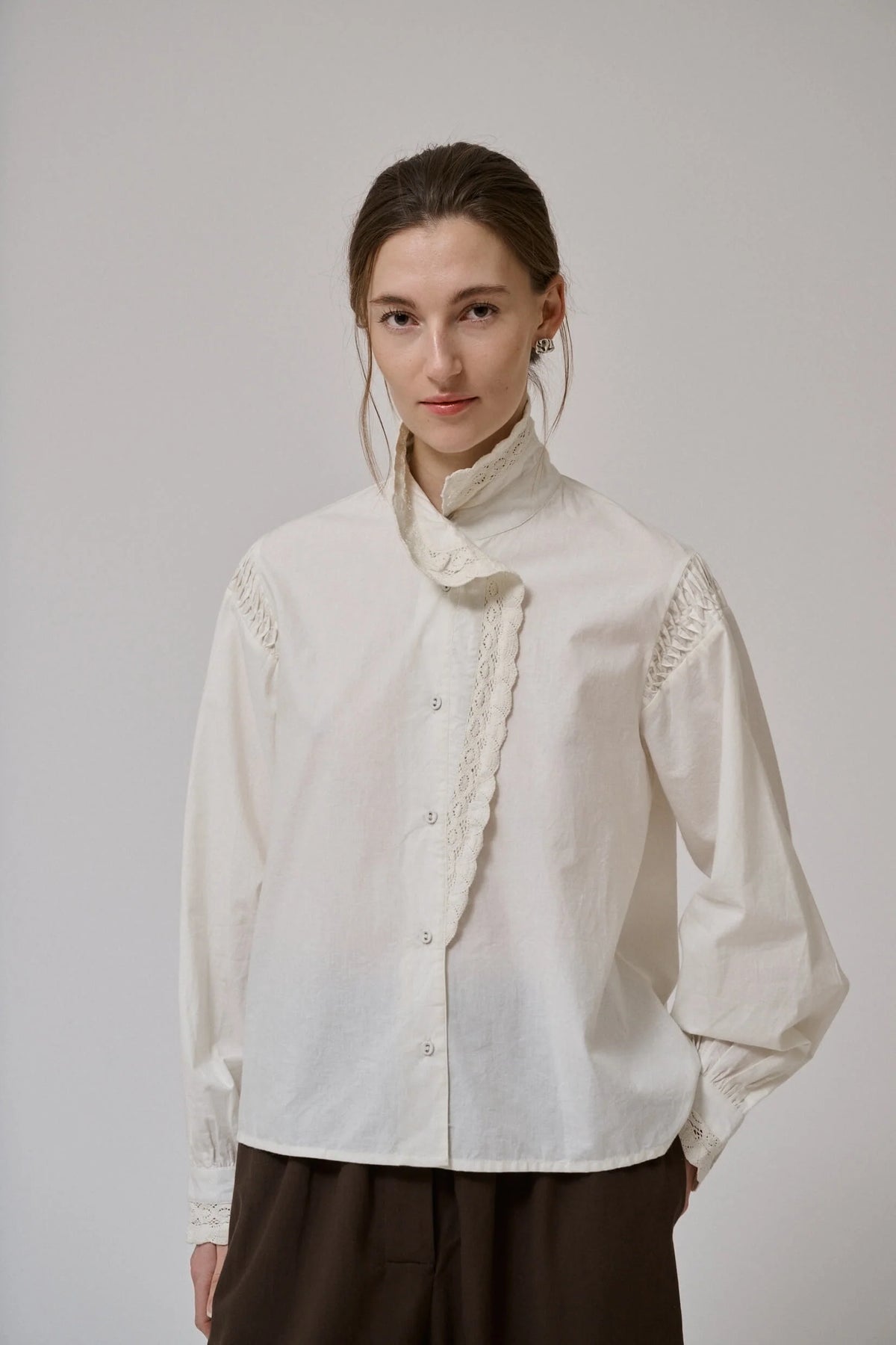 Anne Mi Cloud White Sand Shirt