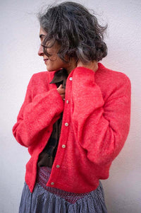 Object Agate Poinsettia Cardigan - The Mercantile London