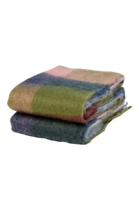Numph Nicko Calla Green Check Scarf