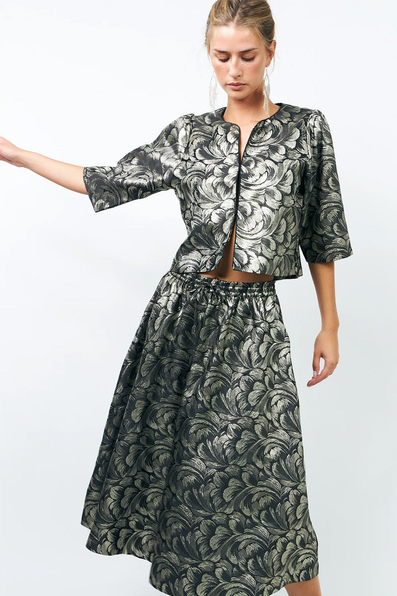 Lolly's Laundry Catalina Silver Maxi Skirt - The Mercantile London