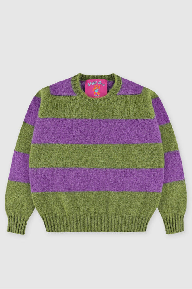 Howlin' Shaggy Bear Spindrift Stripe Jumper - The Mercantile London