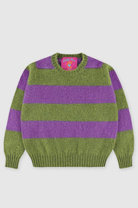 Howlin' Shaggy Bear Spindrift Stripe Jumper - The Mercantile London