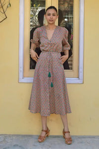 Zen Ethic Lily Opio Green Dress - The Mercantile London