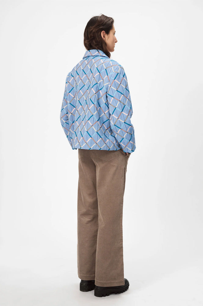 Nué Notes Presley Harlequin Blue Jacket - The Mercantile London