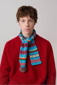 Howlin' Woolen Wonder Aquamarine Scarf - The Mercantile London