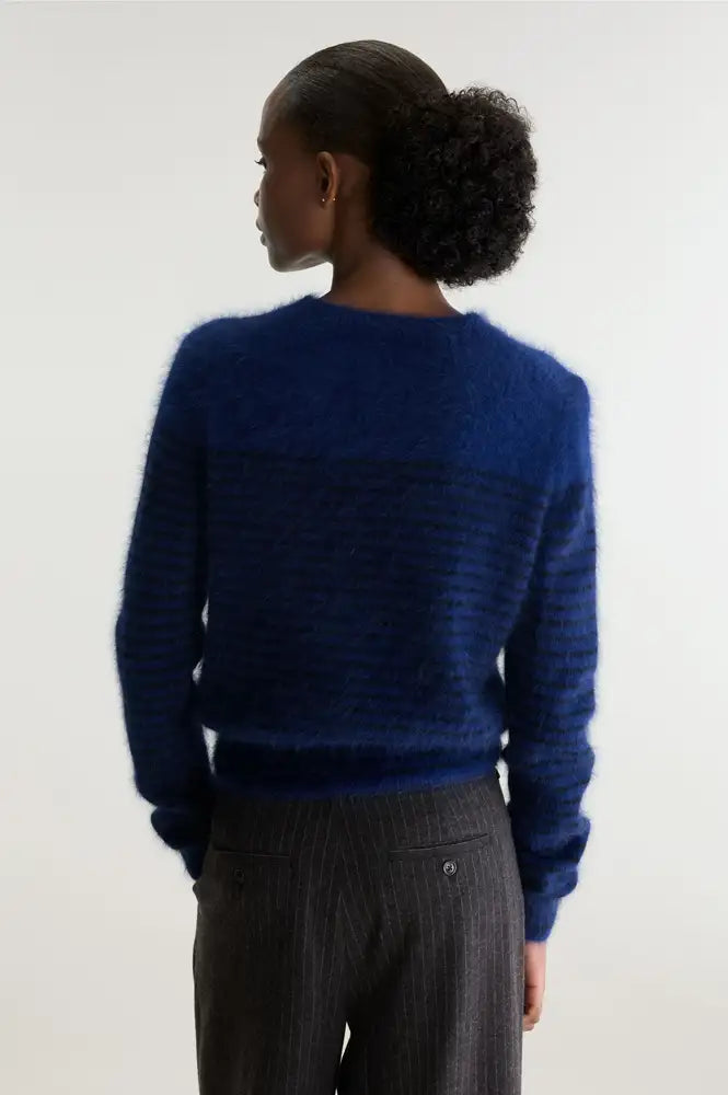 Bellerose Datir Worker Blue Stripe Jumper
