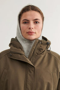 Basic Apparel Blanche Grey Melange Balaklava - The Mercantile London