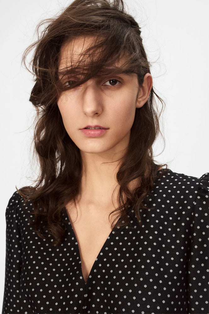 Nué Notes Vilinus Black Spot Dress - The Mercantile London