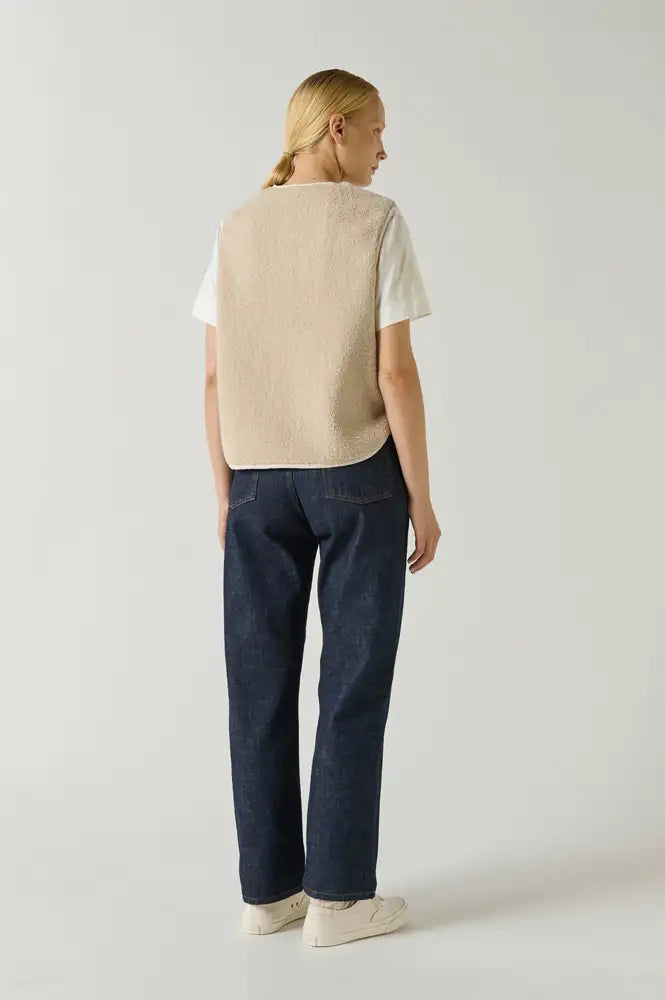 Soeur Fusil Ecru Sleeveless Jacket - The Mercantile London
