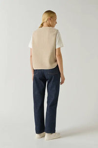 Soeur Fusil Ecru Sleeveless Jacket - The Mercantile London