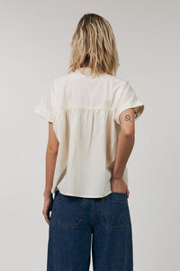 Lolly's Laundry Mya Creme Embroidered Blouse