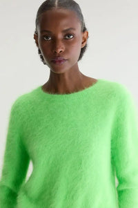 Bellerose Datti Vegas Green Angora-Blend Jumper