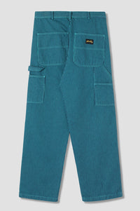 Stan Ray Blue & Teal Hickory Big Job Painter Trousers - The Mercantile London