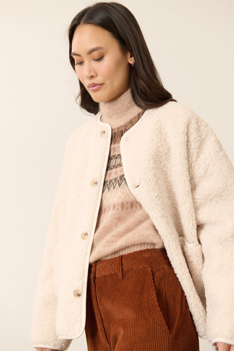 Garance Brandy Ecru Jacket - The Mercantile London