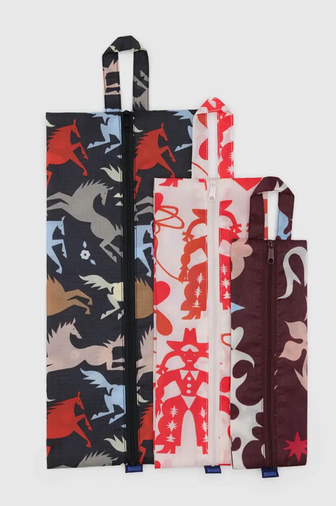 Baggu Western Cut-Outs 3D Zip Set - The Mercantile London