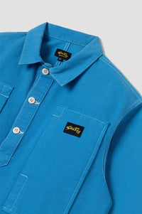 Stan Ray Bedford Imperial Blue Over-Shirt - The Mercantile London