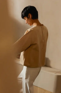 L.F. Markey Oslo Beige Top - The Mercantile London