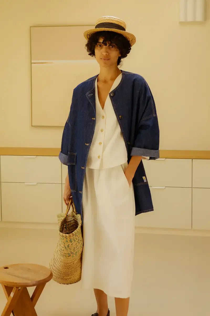 L.F. Markey Emile Ecru Skirt - The Mercantile London