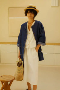 L.F. Markey Emile Ecru Skirt - The Mercantile London