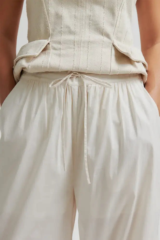 Second Female Avida Eggnog Harem Trousers - The Mercantile London