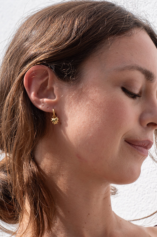 Sandralexandra Single Mini Milagros Heart Earring - The Mercantile London