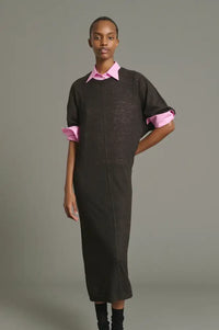 Soeur Jeanne Rose Silk Taffeta Shirt